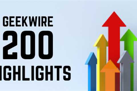 GeekWire 200 update - Deal mania shakes up rankings for top PNW startups