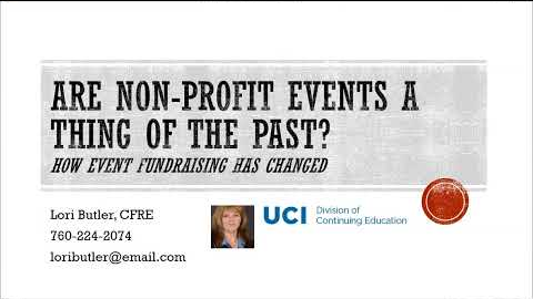 Are Non-Profit Events a Thing of the Past? How event fundraising has changed (2/2/22)
