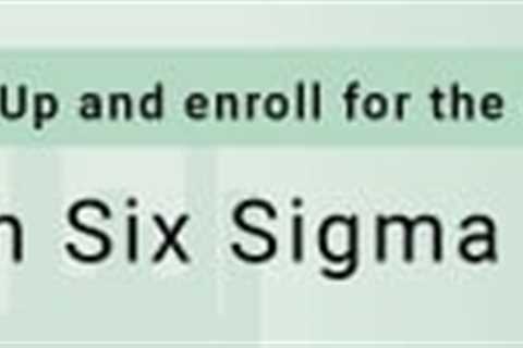 Top 10 Reasons to Get a Lean Six Sigma Certificate