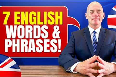 TOP 7 ENGLISH Words & Phrases that will HELP you PASS any job interview! These words and phrases..