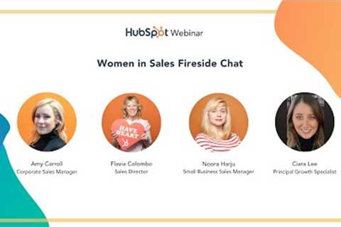 HubSpot Women in Sales Fireside chat