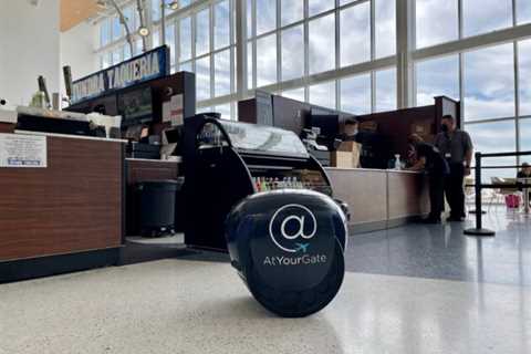 Seattle airport helps travelers avoid waiting in lines by allowing mobile food ordering and..
