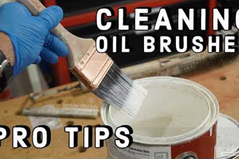 Pro Tips: How to Clean Oil Paint Off Paint Brushes