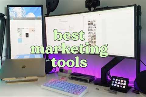 The Best Marketing Tools for Managers (Social Media Marketing, Email Marketing, Design, and More)