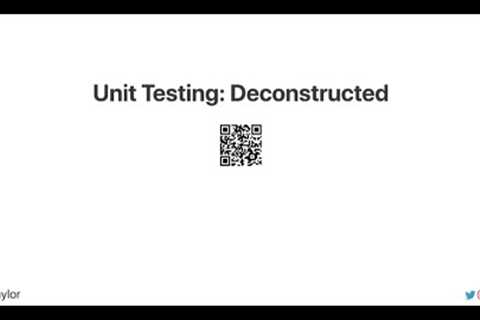 Unit Testing Deconstructed – Emily Taylor - NDC Sydney2020