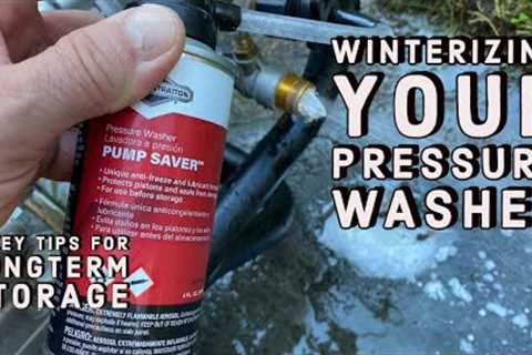 How to Winterize a Power Washer