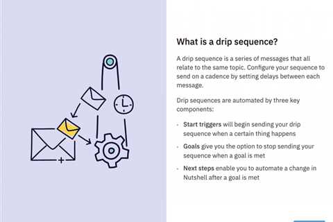 Announcing Nutshell drip sequences: Deliver a perfectly timed email series without a single click