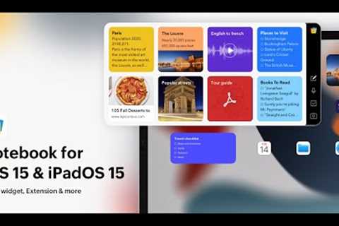 Notebook for iOS 15 or iPadOS 15