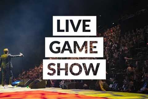 Book a live show of games for your next event.