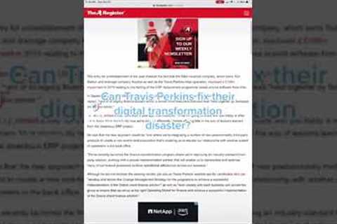 Travis Perkins can fix the ERP and digital transformation failures that led to massive digital..