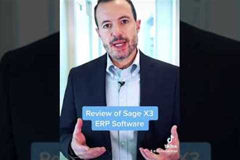 Sage X3 ERP Software Review
