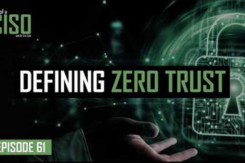 Zero trust is an architecture and mindset of independence