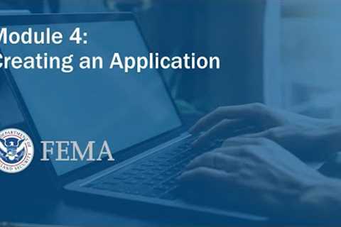 Module 4: Subapplications that are not project-related in FEMA GO