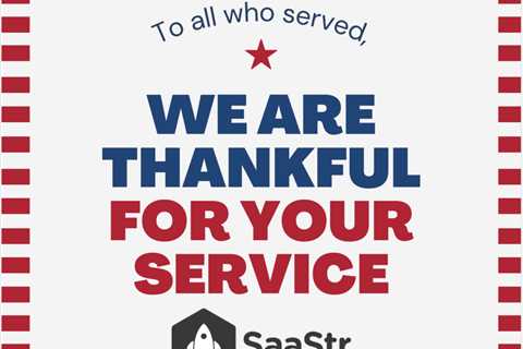 As our VIP Guests, Veterans are Welcome to 2022 SaaStr Annual