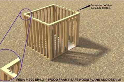 FEMA P320 (2021) Wood Frame Safe Room Animation