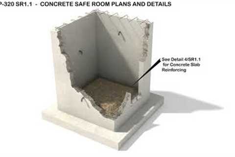 FEMA P-320 (2021) Concrete Safe Room Animation