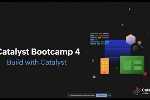 Catalyst Bootcamp 4 is used to build a Sales Commission Application