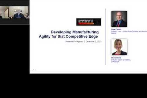 Develop Manufacturing Agility to Gain a Competitive Edge