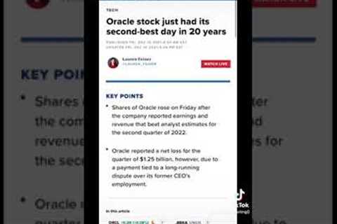 Strong Q2 results from Oracle #shorts #technews