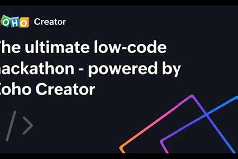 Zoho Creator Hackathon 2021