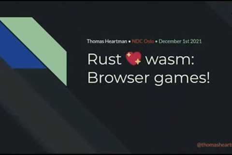 Rust wasm - Browser games