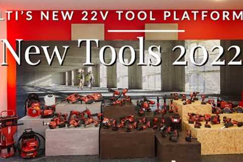 HILTI's New NuRON 22V Cordless Tool Platform is Available for 2022