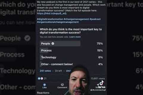 Technology, people, or process: Which factor is more important for digital transformation?