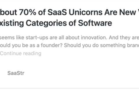 Dear SaaStr, Do VCs prefer startups with no competition or those disrupting competitive spaces?
