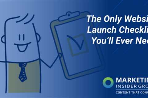 This is the only website launch checklist you will ever need