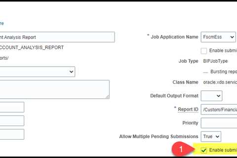 Oracle Cloud ERP – Make a Job Available to Users from Scheduled Processes