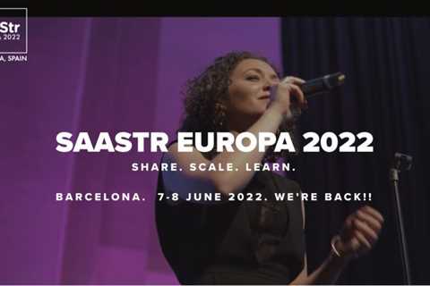 SaaStr Europa 2022 will be held in Barcelona, June 7-8.