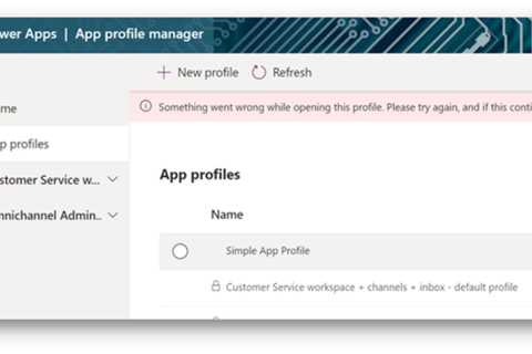 App Profile Manager - A known issue when importing custom apps profiles